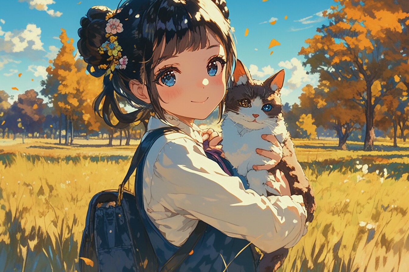 猫🐈とおだんごちゃん🍡✨218 | の人気AIイラスト・グラビア