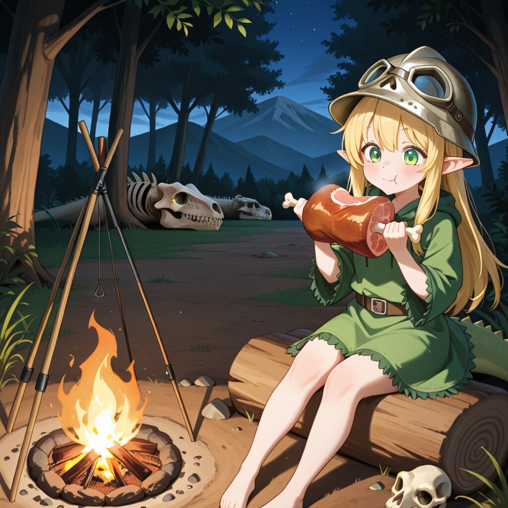 石器時代のエルフさん