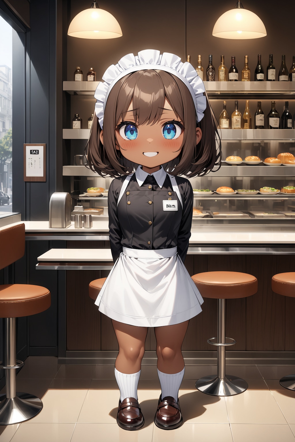 ちびキャラウェイトレスさん Y807