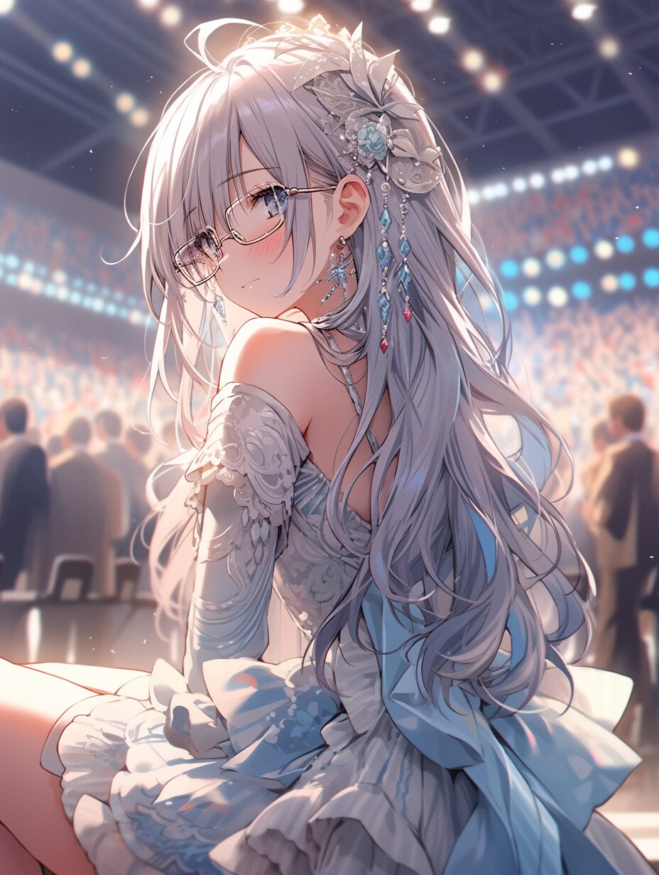 アイドルのメガネ女子