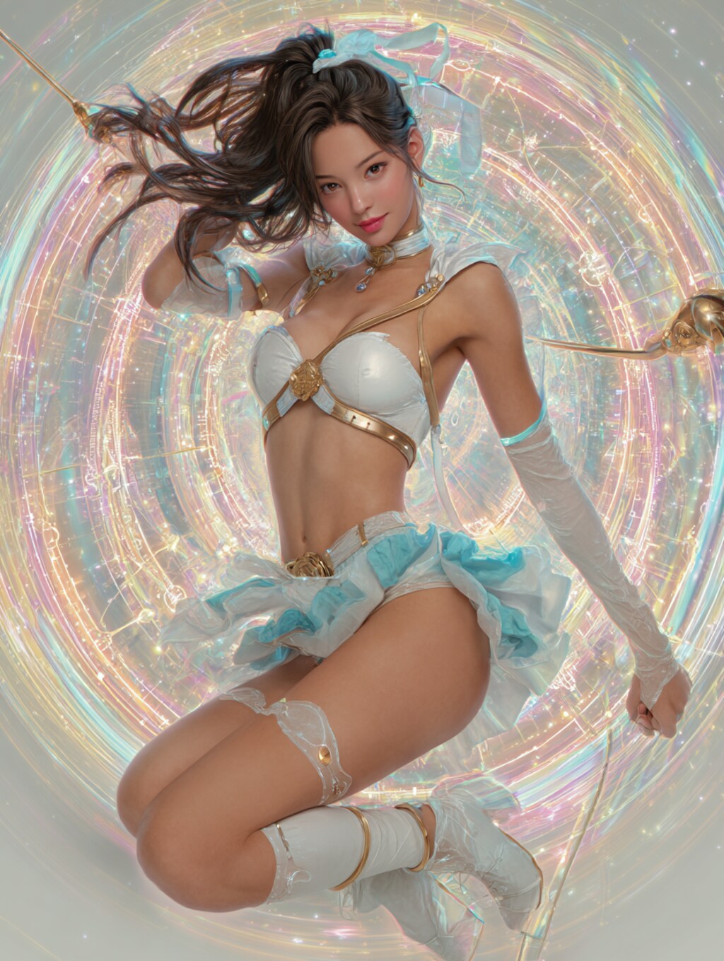 レオタードを纏った魔法少女