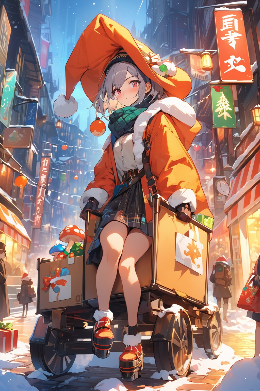 クリスマスの準備 | の人気AIイラスト・グラビア