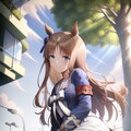 グラスワンダー ウマ娘 お散歩 4枚目