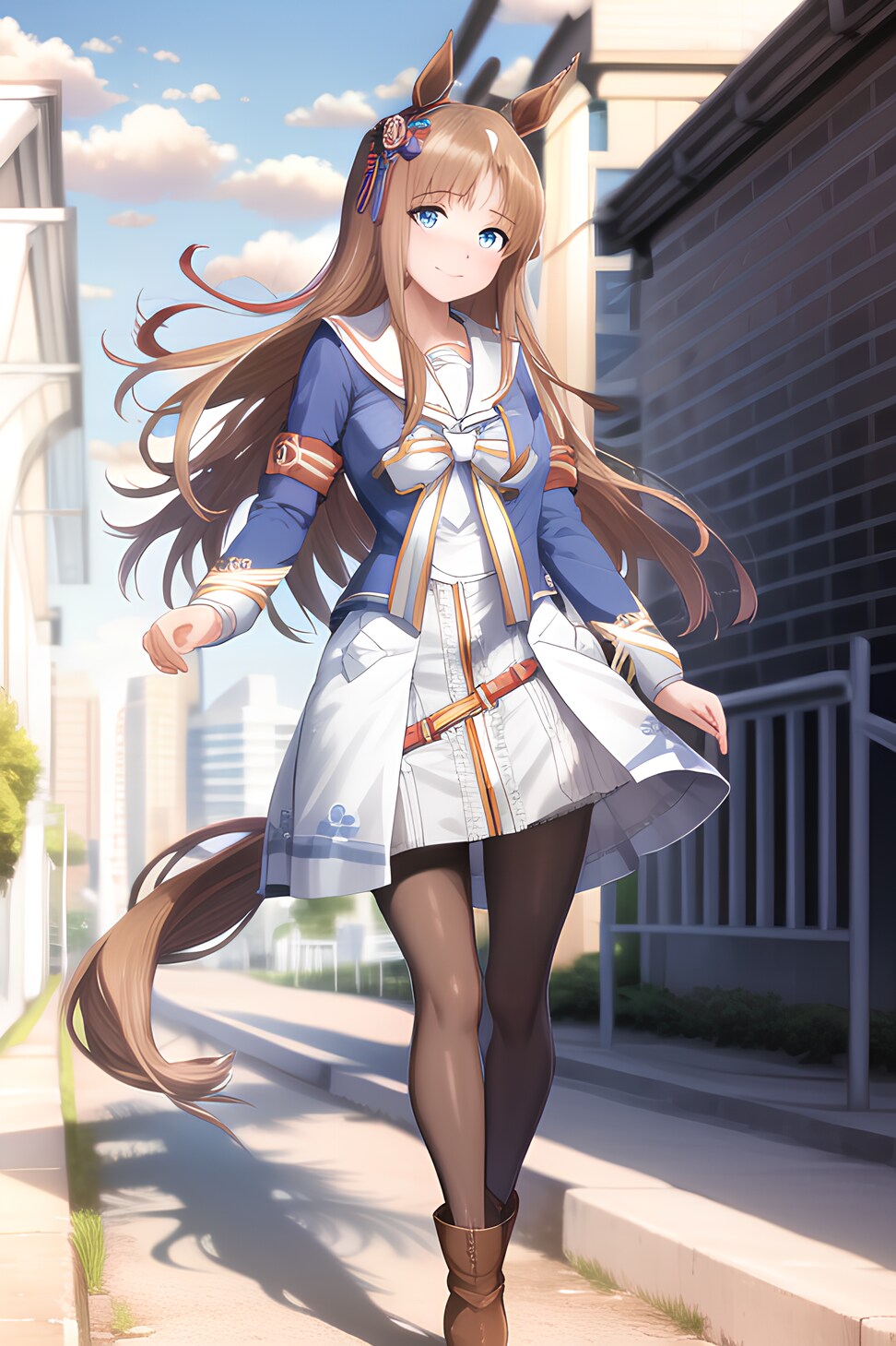 グラスワンダー ウマ娘 お散歩