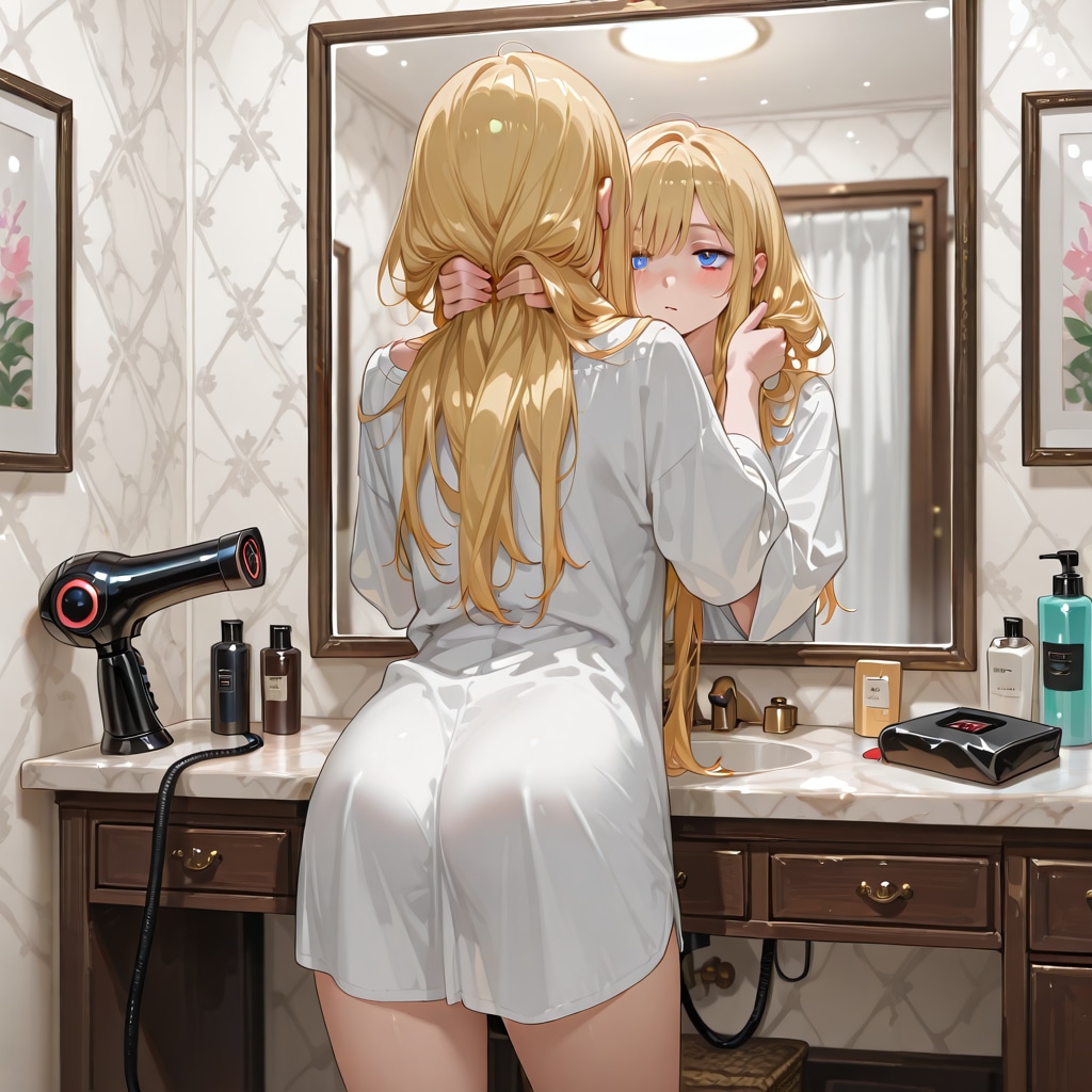 髪を巻く | の人気AIイラスト・グラビア