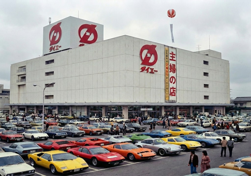 スーパーカーブーム時代の夢の光景