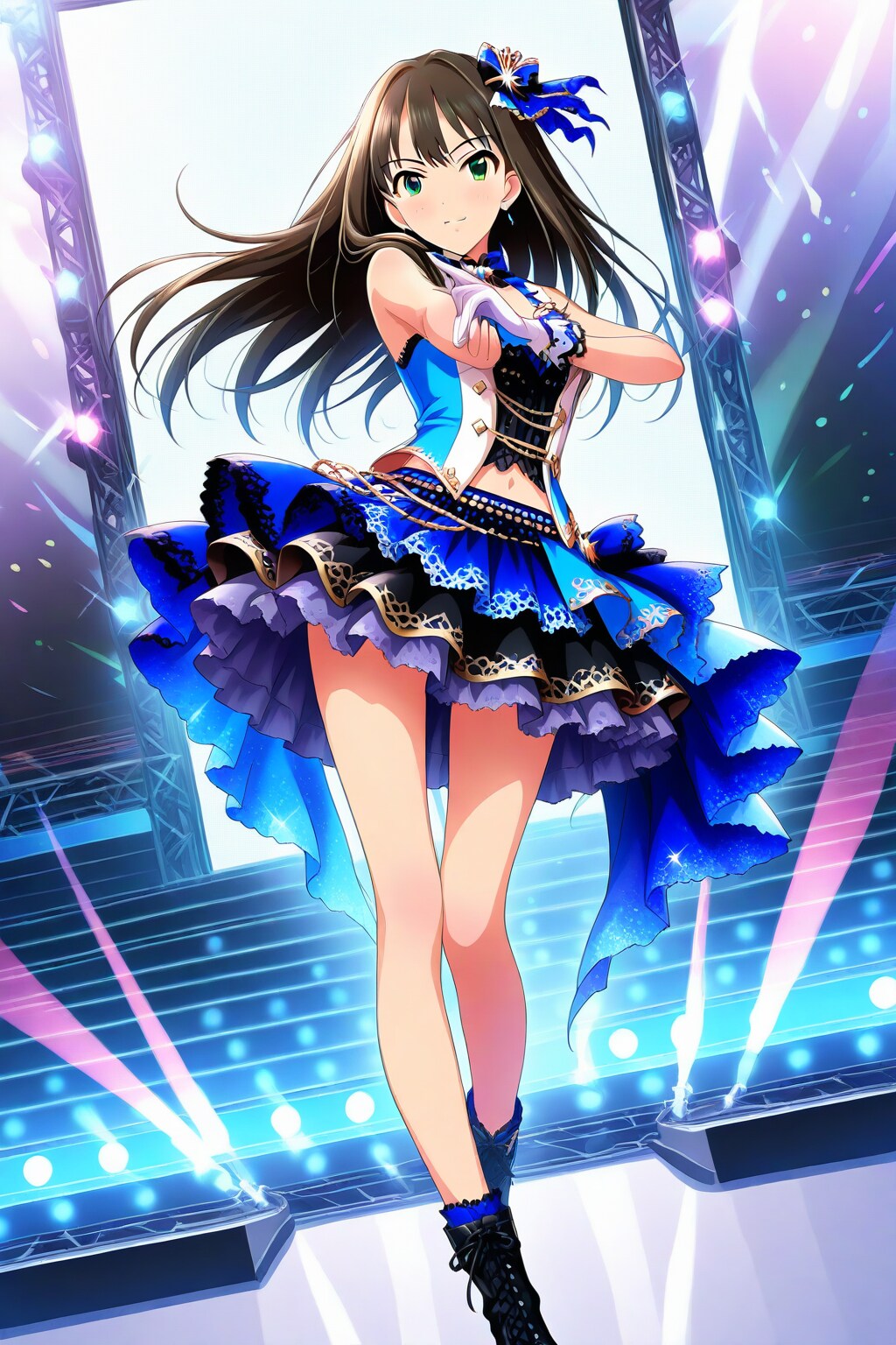 「渋谷凛ちゃん」のステージ衣装　その３　－色々と工夫してみた－