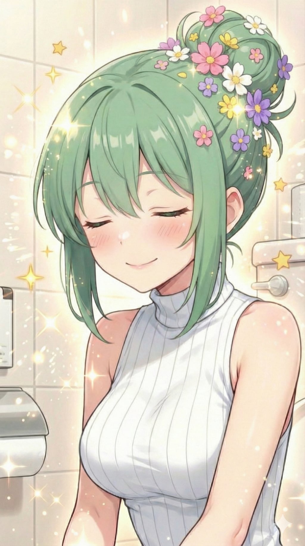 お花を摘んだらお花が咲いた