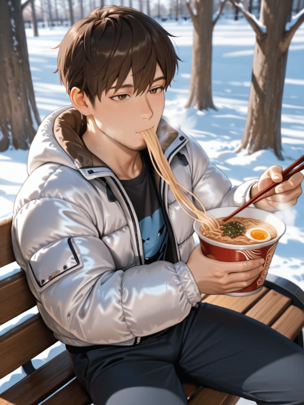 I want to eat instant ramen