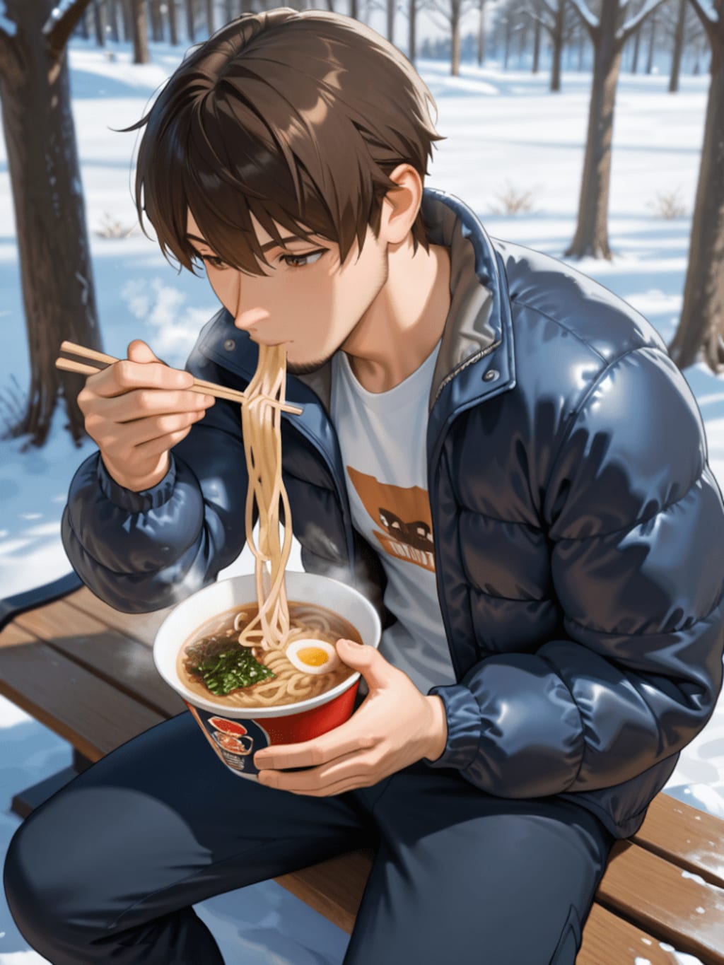 I want to eat instant ramen
