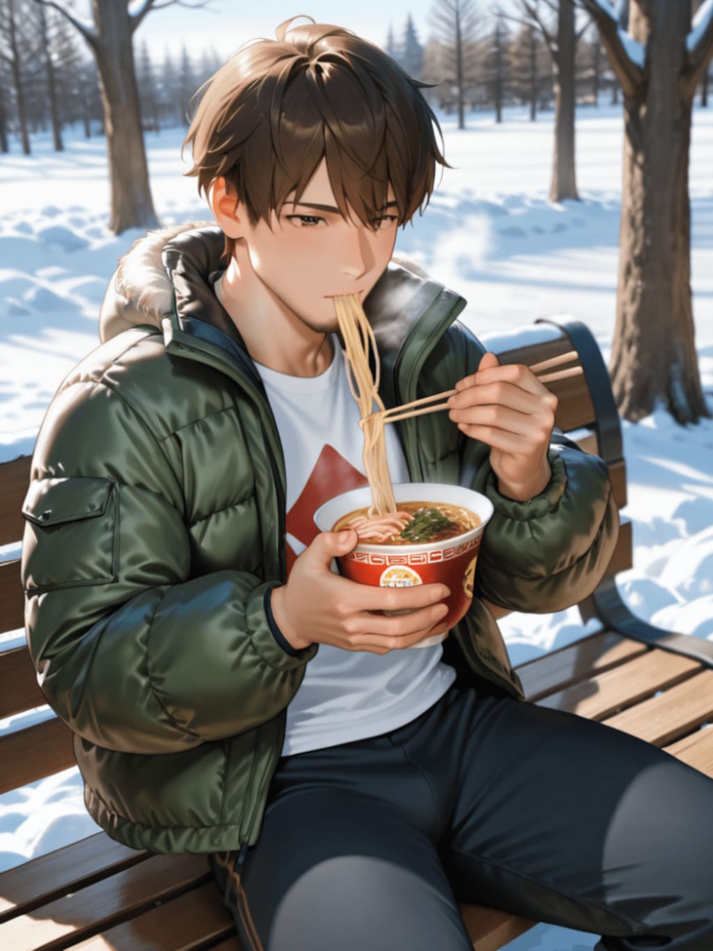 I want to eat instant ramen