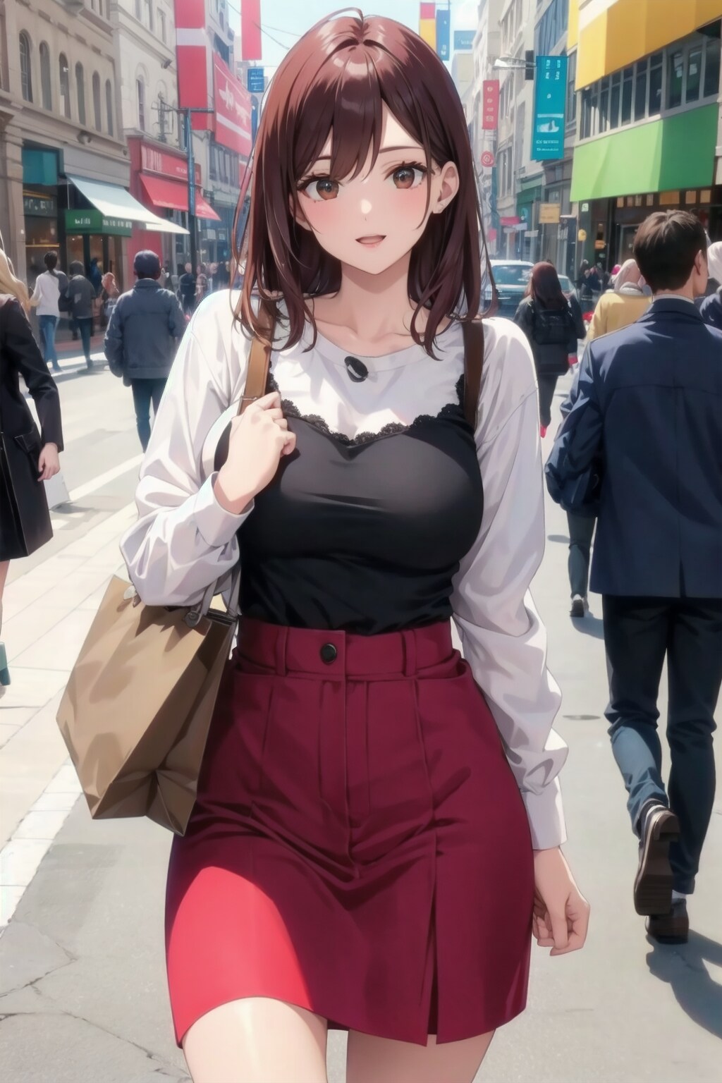 デパートの女性