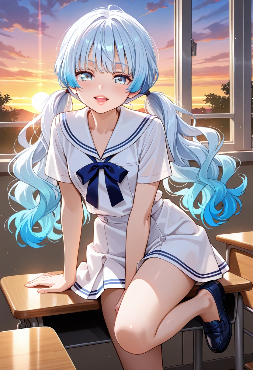 こんなにかわいい美少女も実は…♥