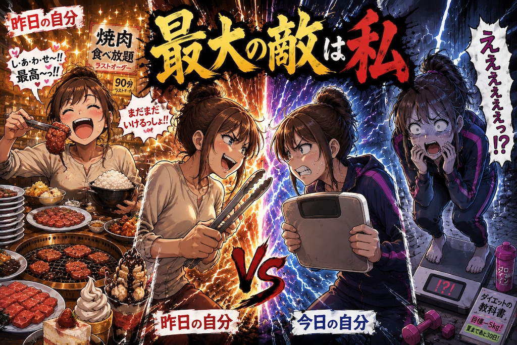 食べ放題 vs ダイエット