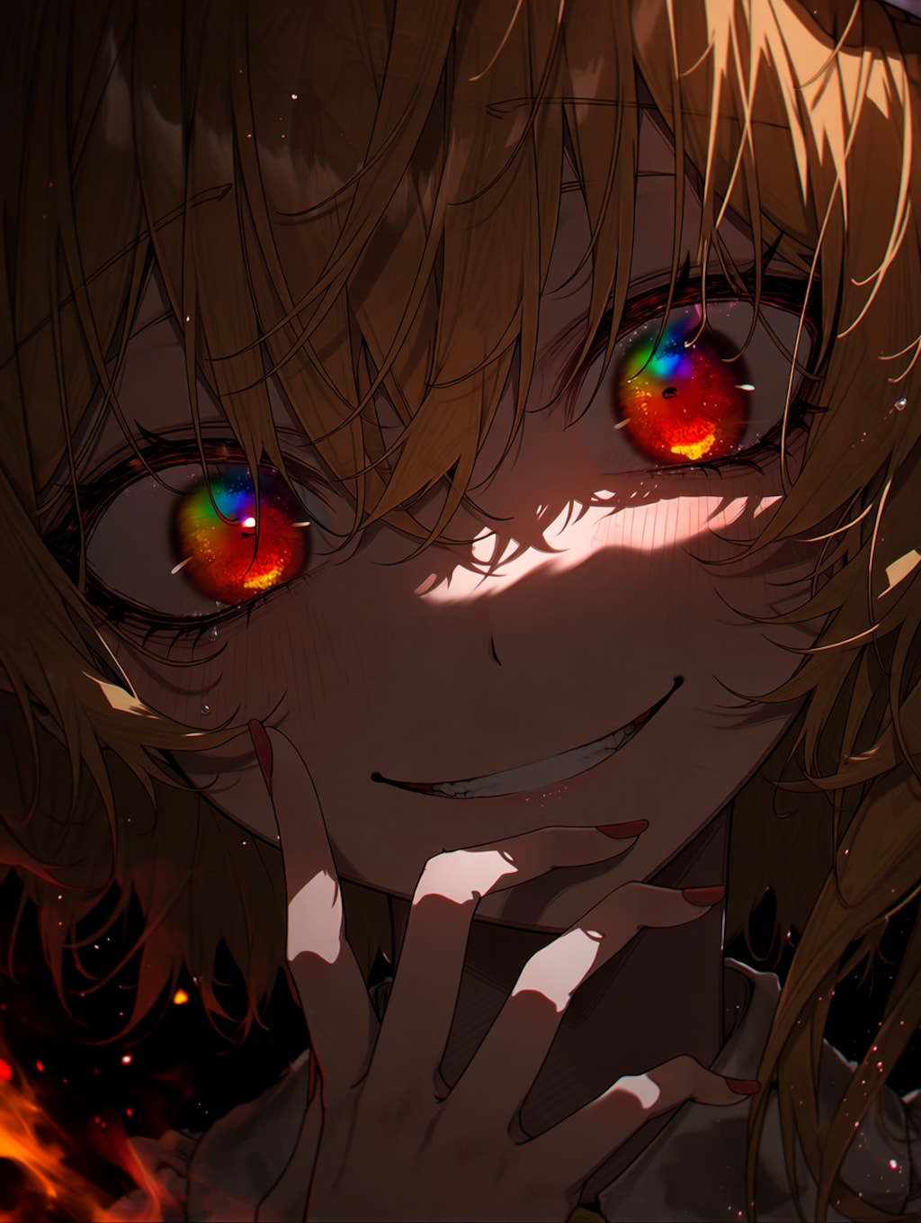 フラン　瞳クローズアップ