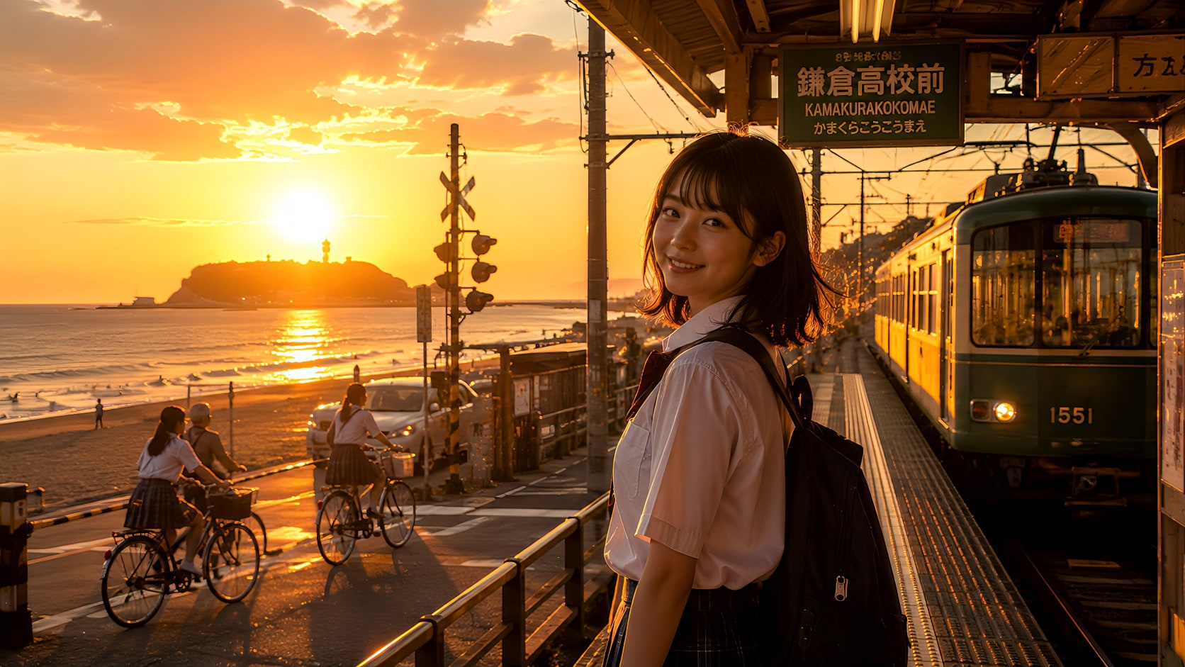湘南の夕暮れ