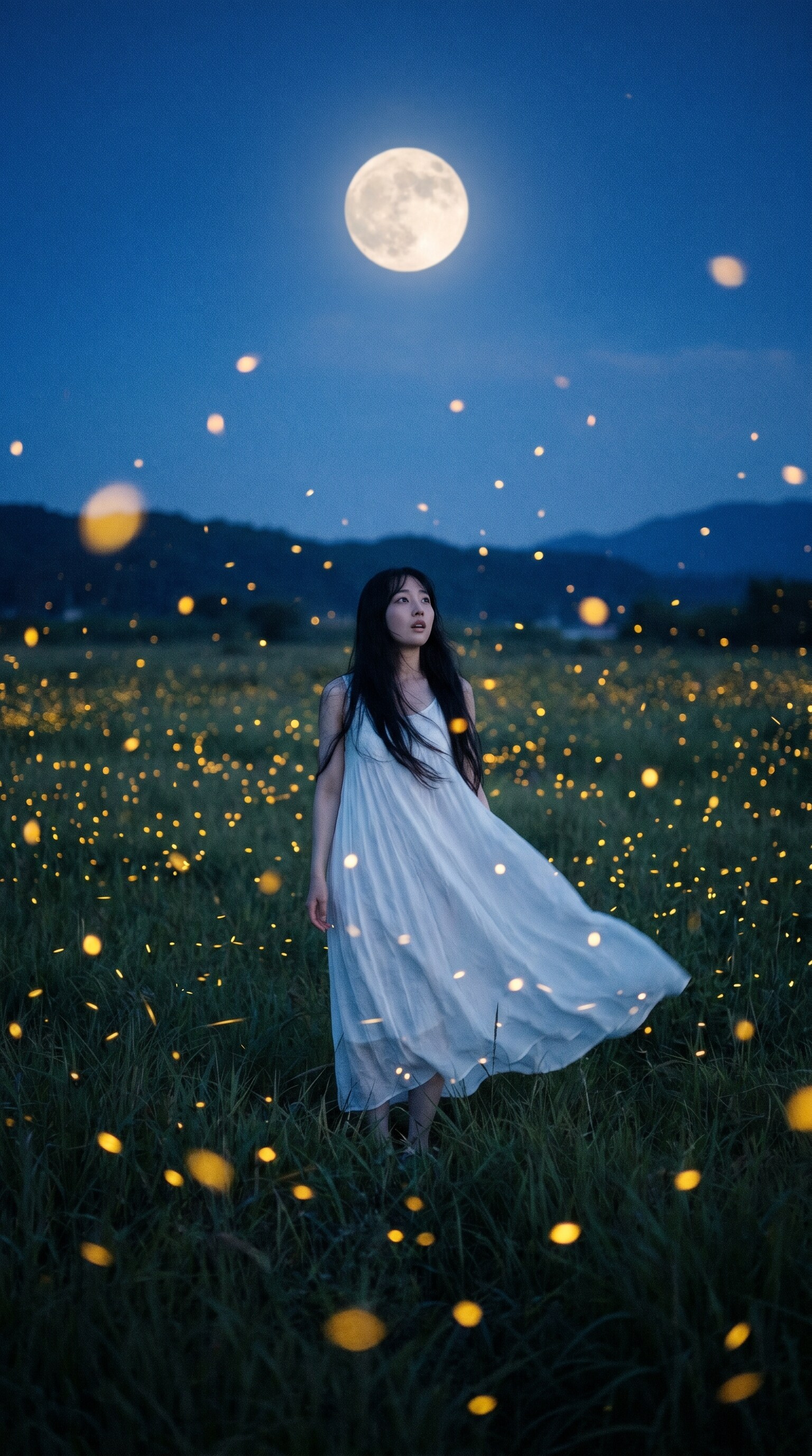 Where Fireflies Meet the Moon