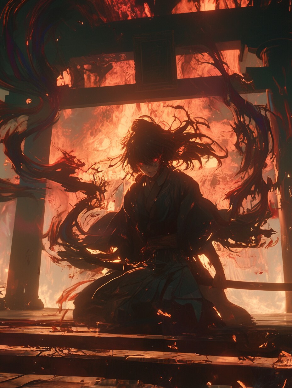 ★炎侍 | の人気AIイラスト・グラビア