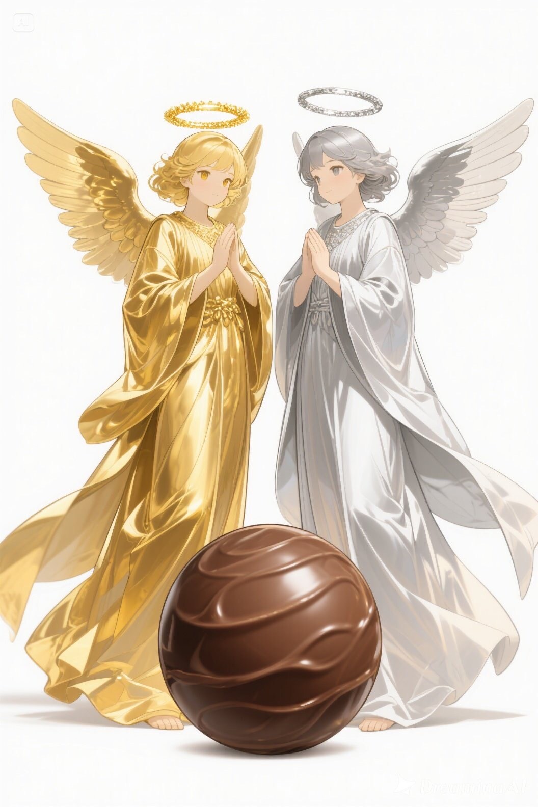 金と銀のエンゼル669 | の人気AIイラスト・グラビア