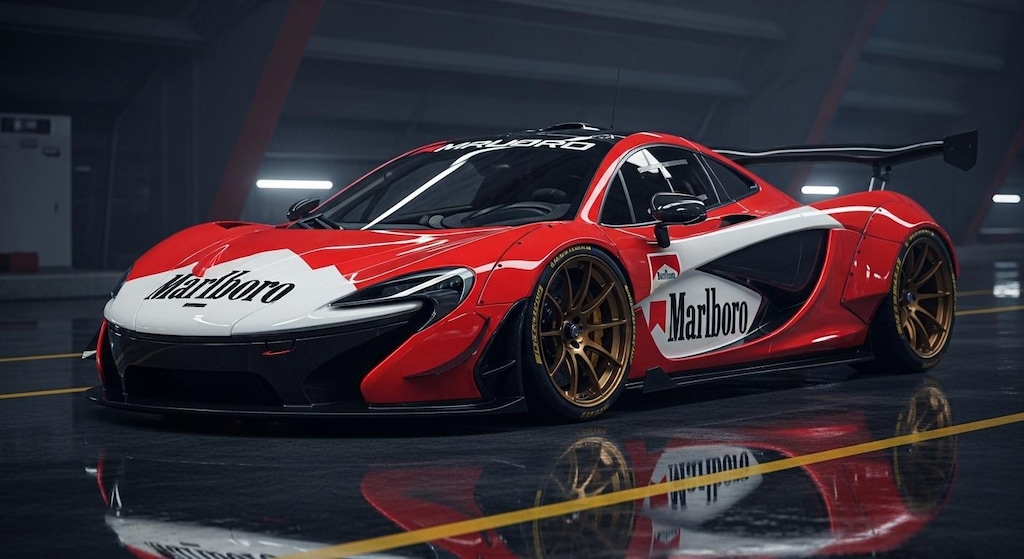 マルボロマクラーレンP1レーシングカー