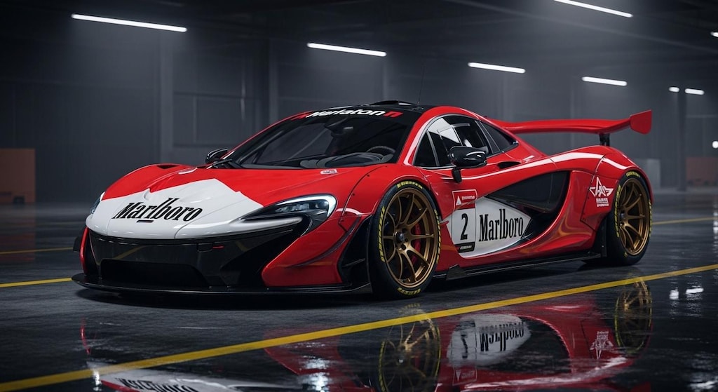 マルボロマクラーレンP1レーシングカー