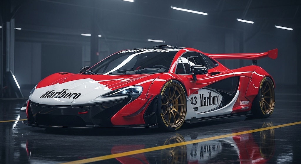 マルボロマクラーレンP1レーシングカー