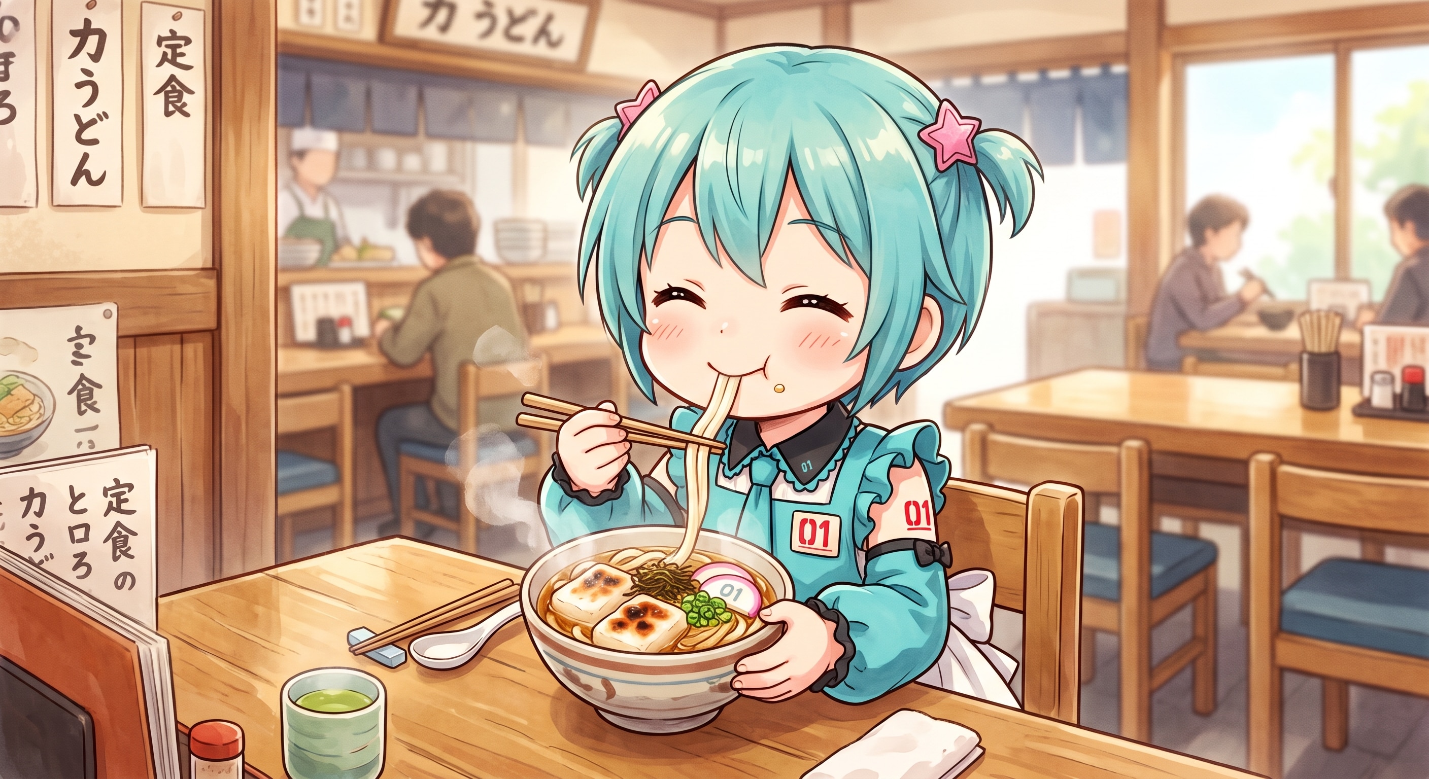 今日のお昼は力うどんです | の人気AIイラスト・グラビア