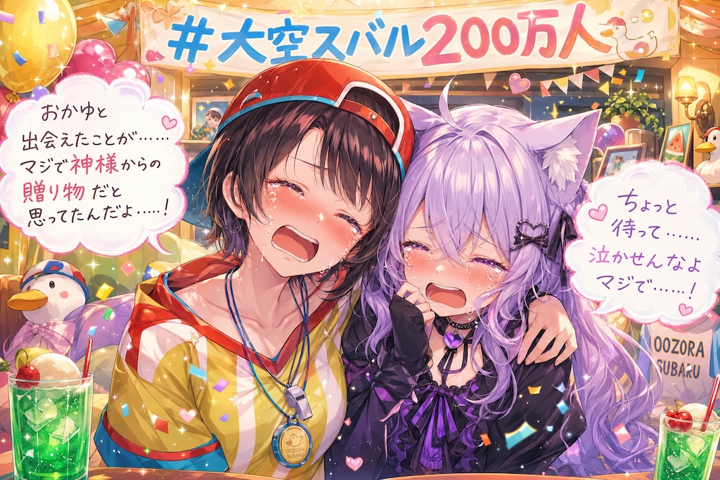 200万人おめでとう！
