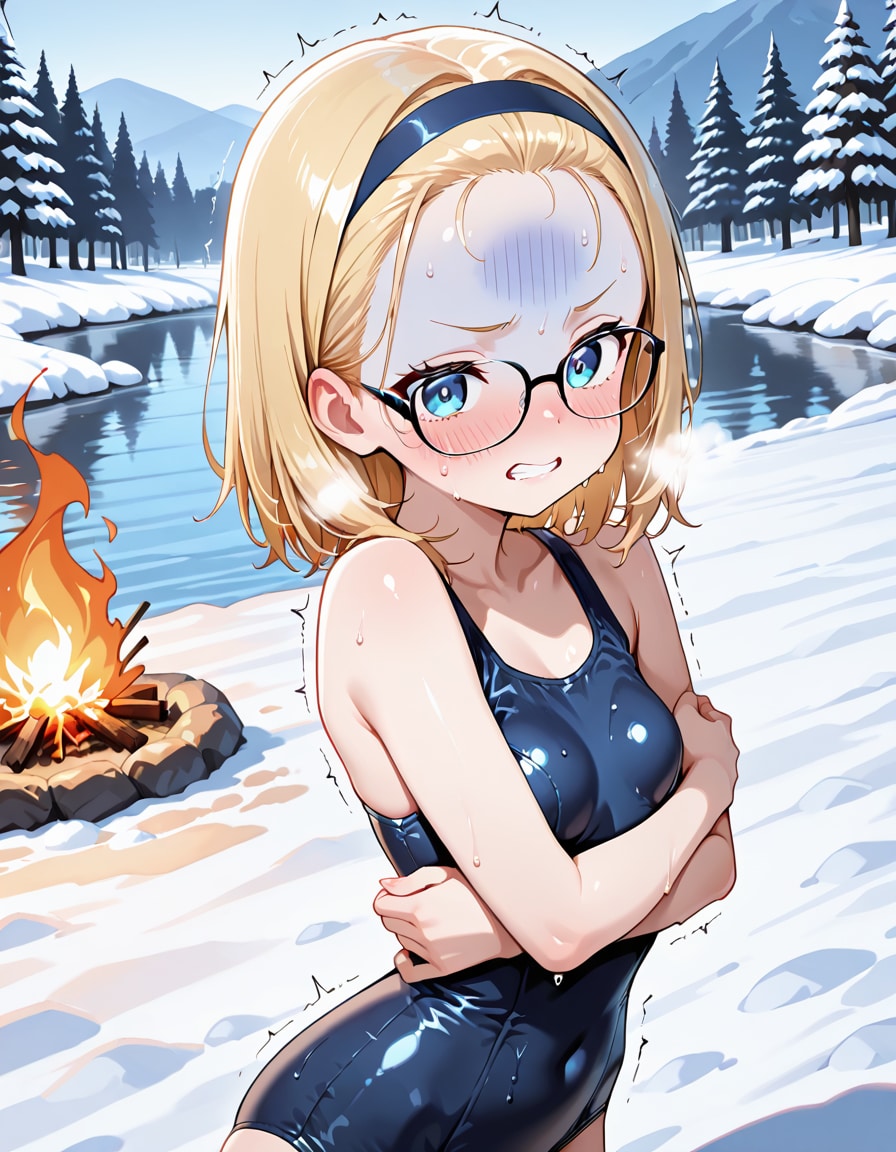 水の中のほうがあったかいんだけど…