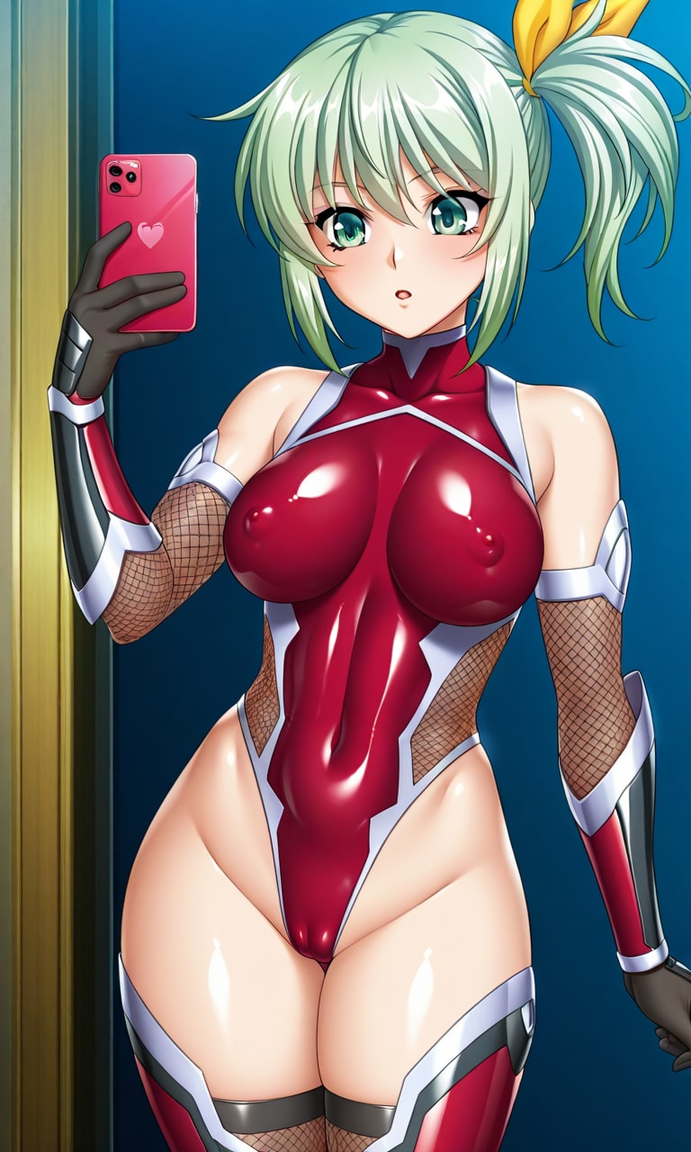対魔忍スーツの喜緑ちゃん  （その９ 対魔忍スーツ つめあわせ）