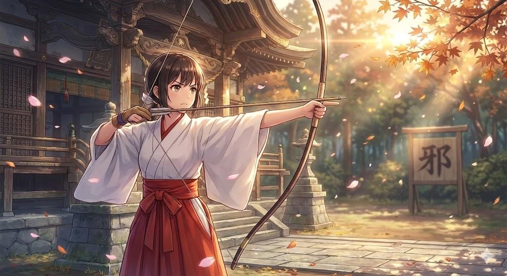 奉射神事の巫女