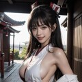 横乳巫女 3枚目