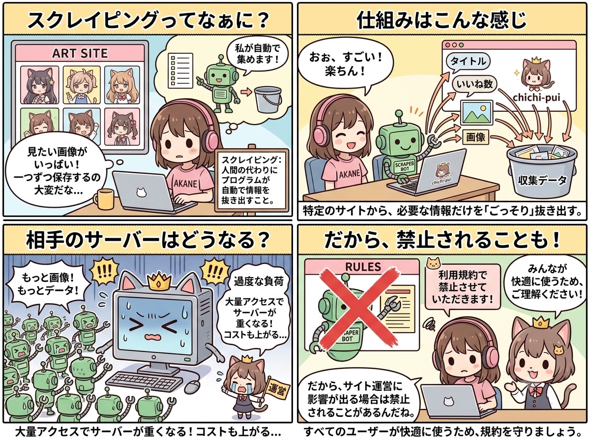 スクレイピングってなぁに？