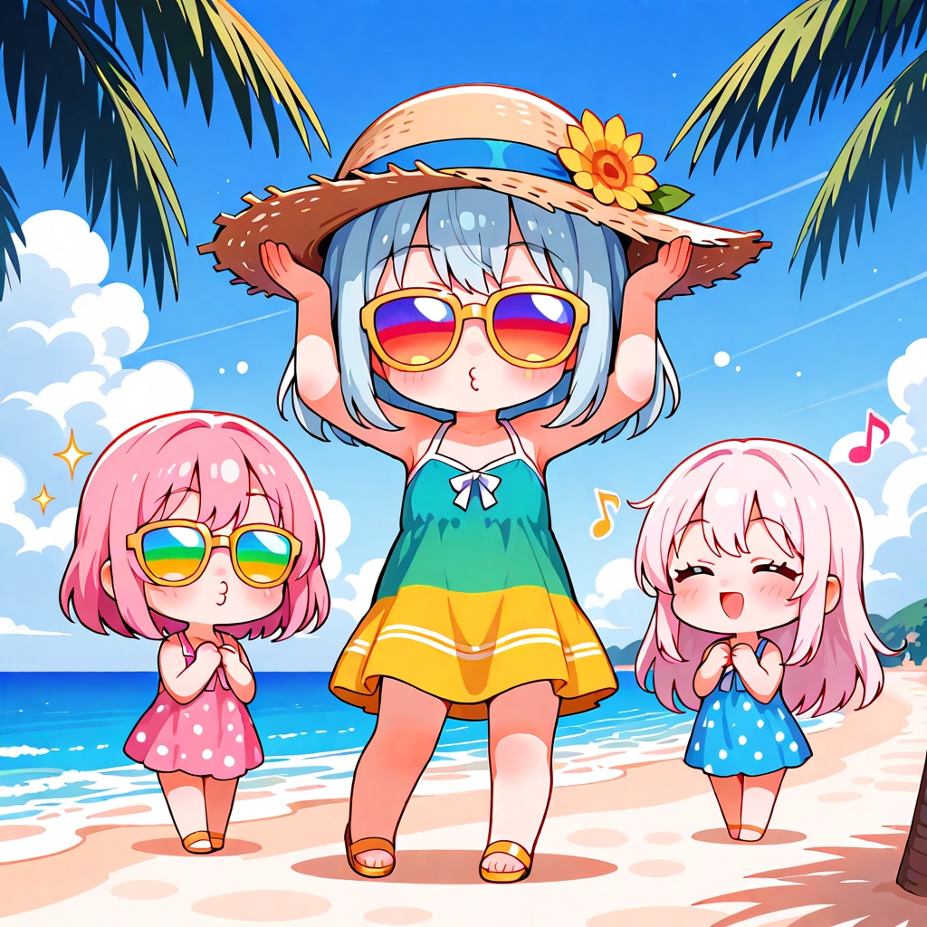 サングラスの仲良しちゃん