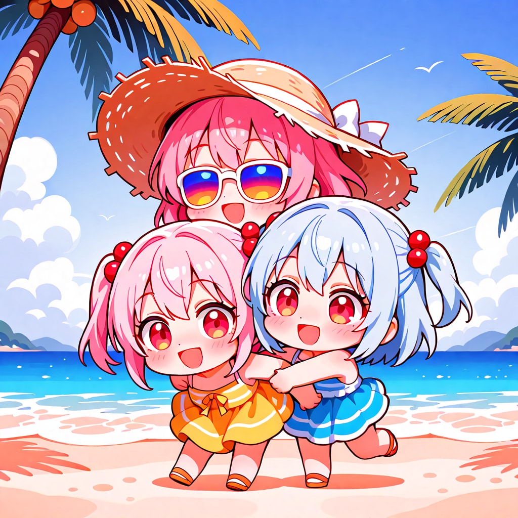 サングラスの仲良しちゃん