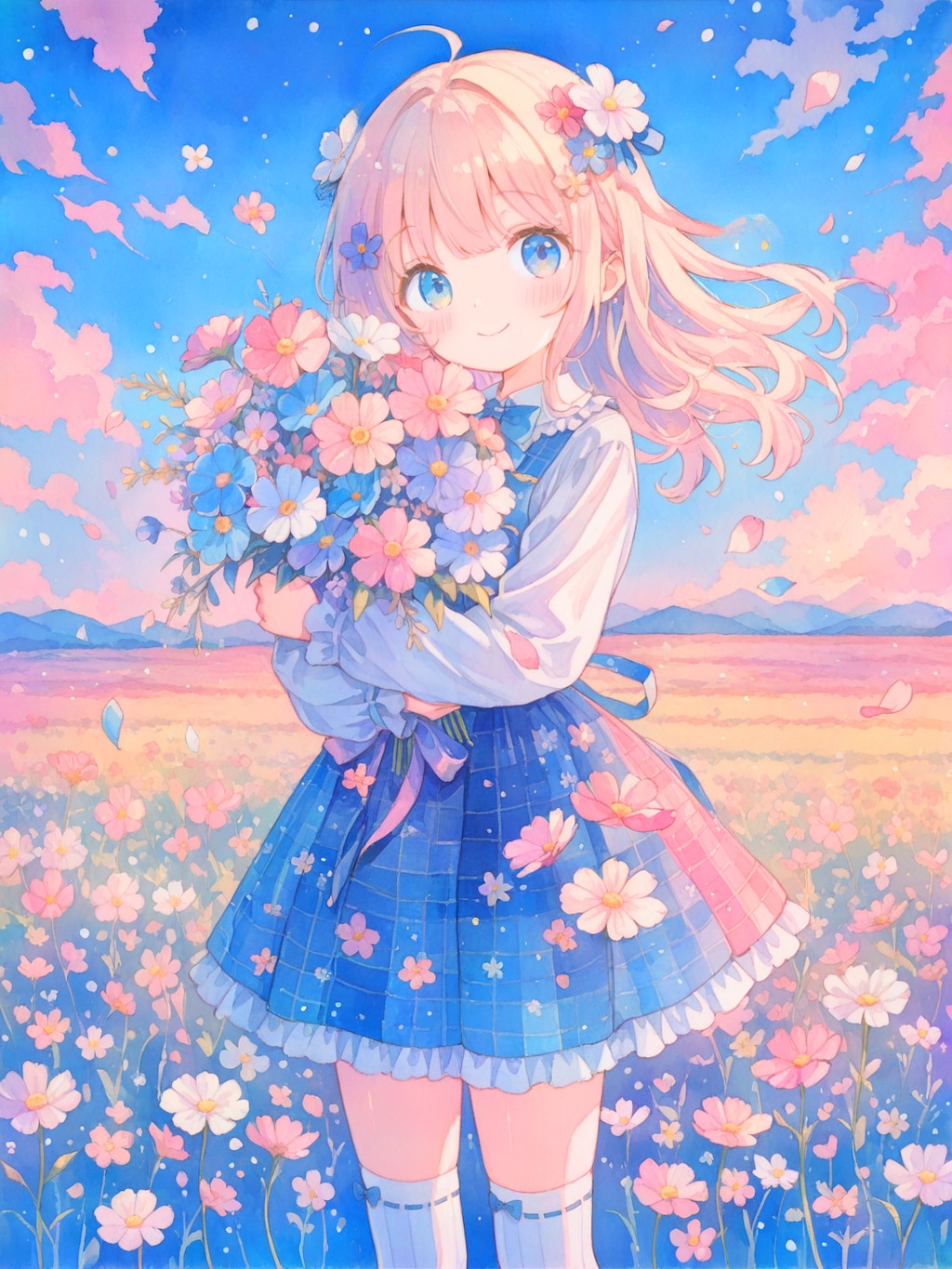 コスモス畑で貴方を待ってる