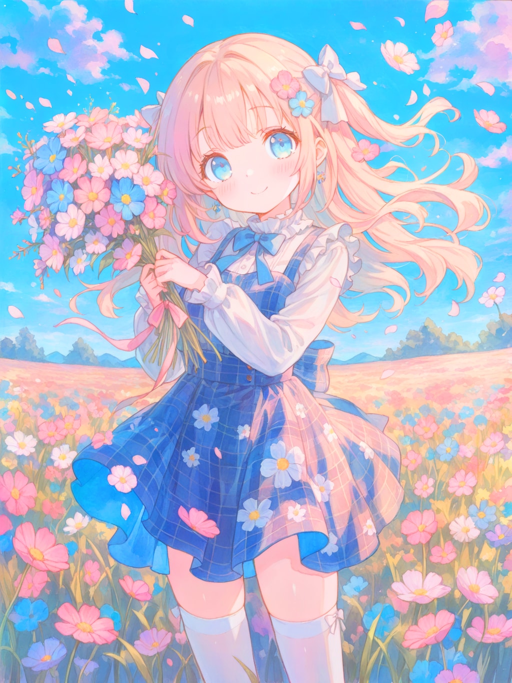 コスモス畑で貴方を待ってる