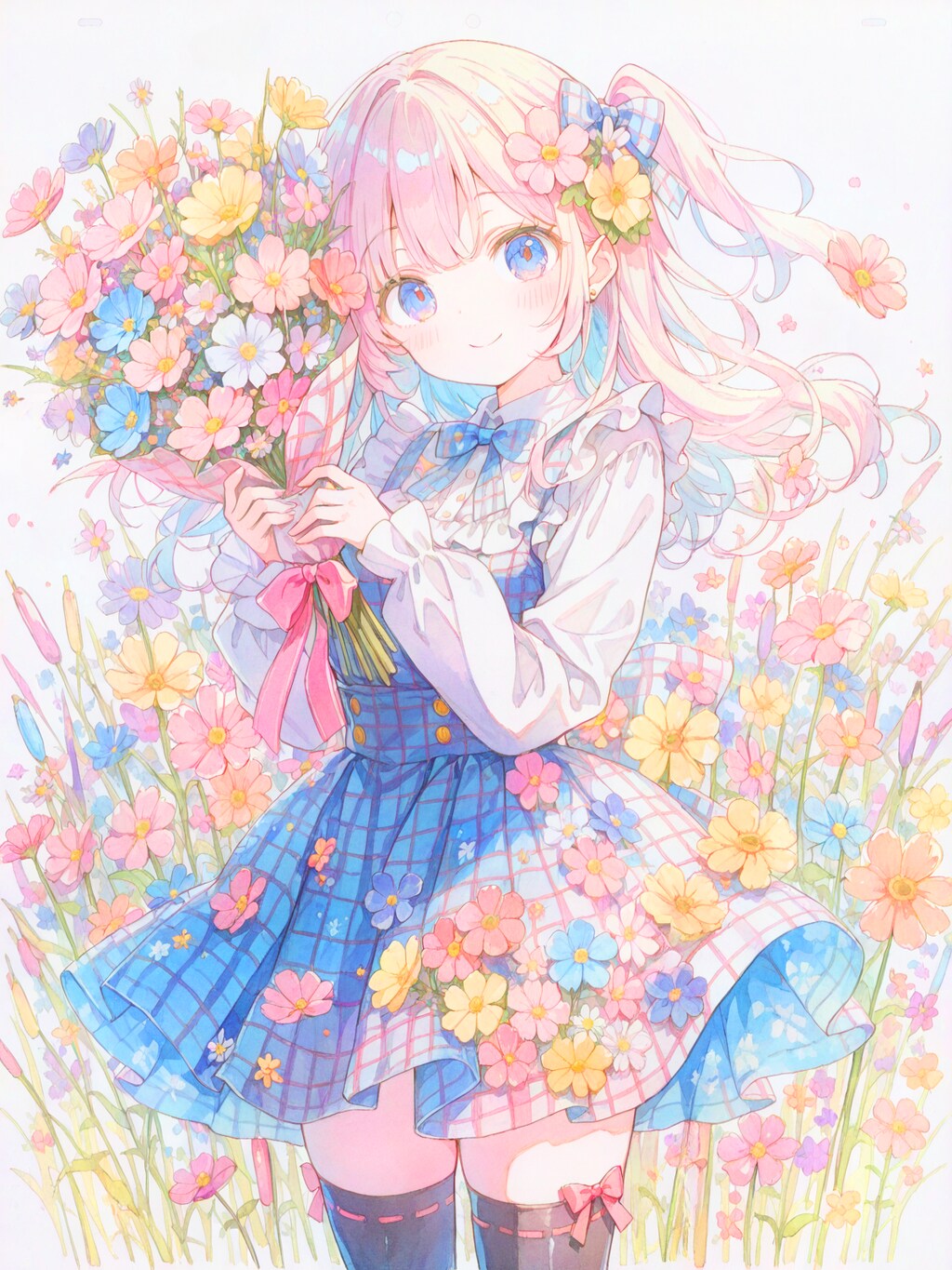 コスモス畑で貴方を待ってる