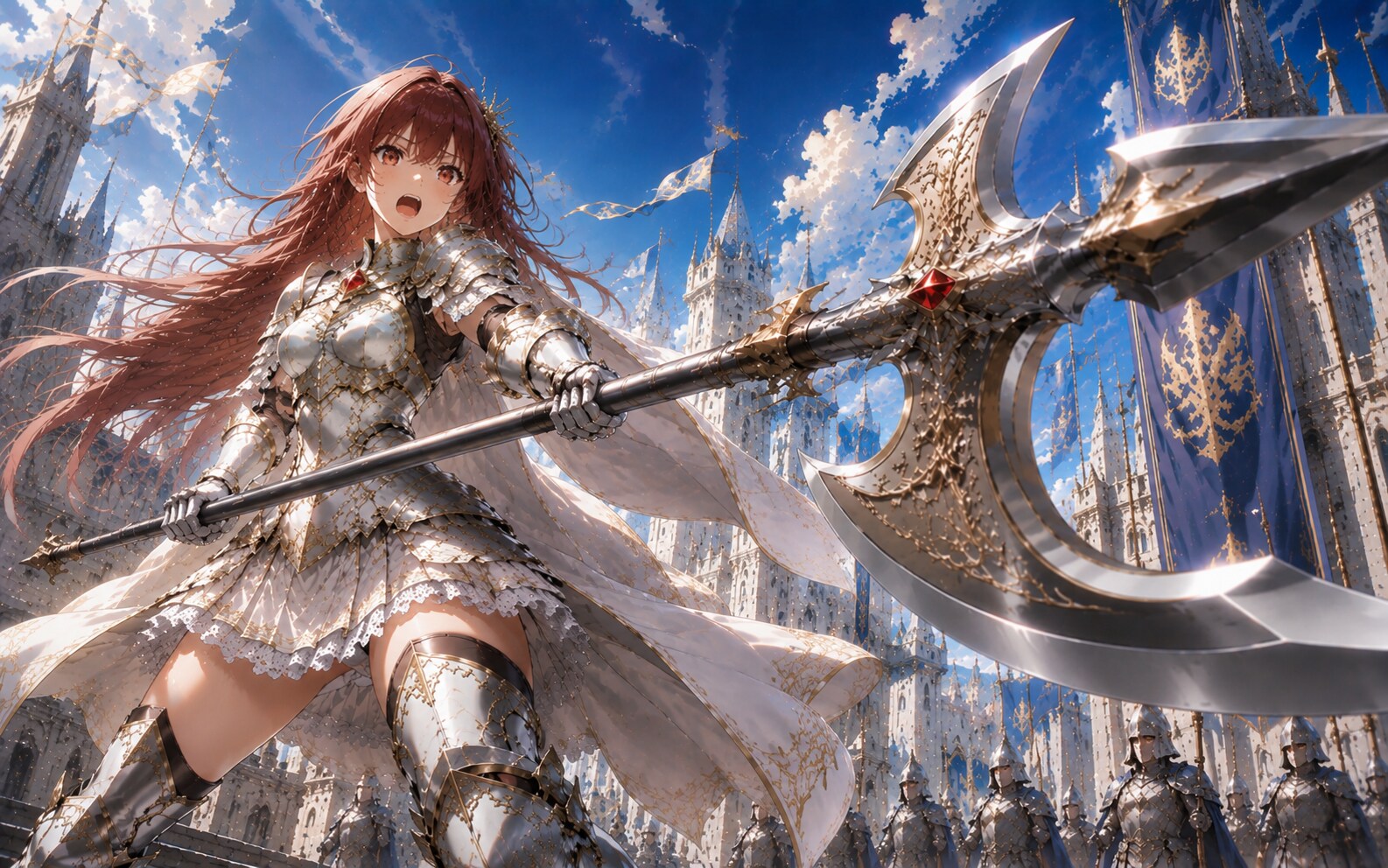 姫騎士出陣