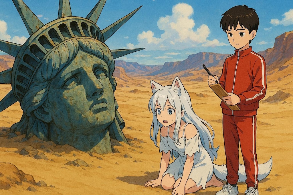 どんな時でも一句書こうとする風雅の心得を持つ男の子