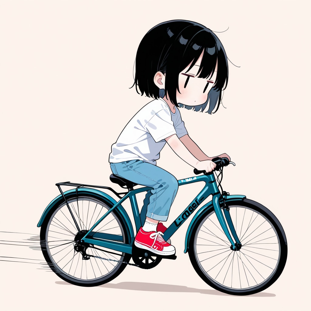 自転車に乗ってみる