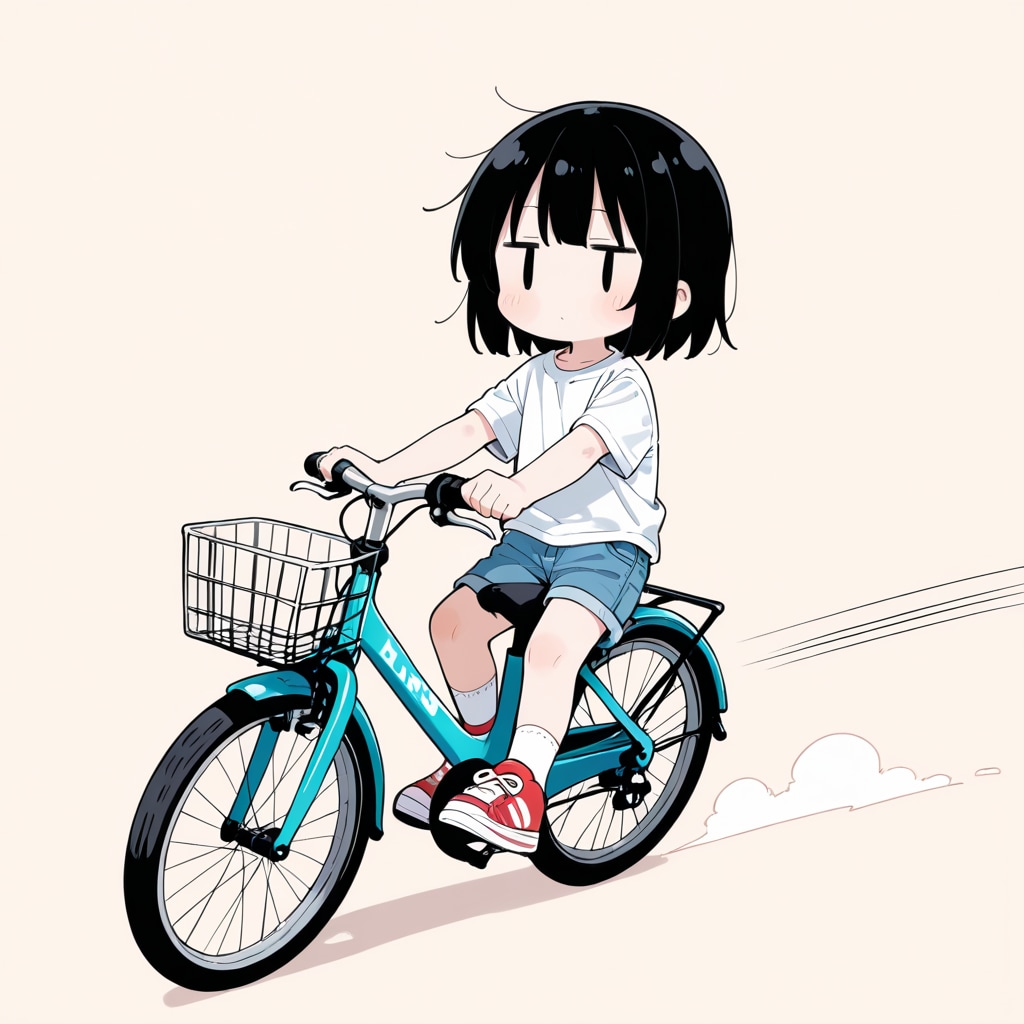 自転車に乗ってみる