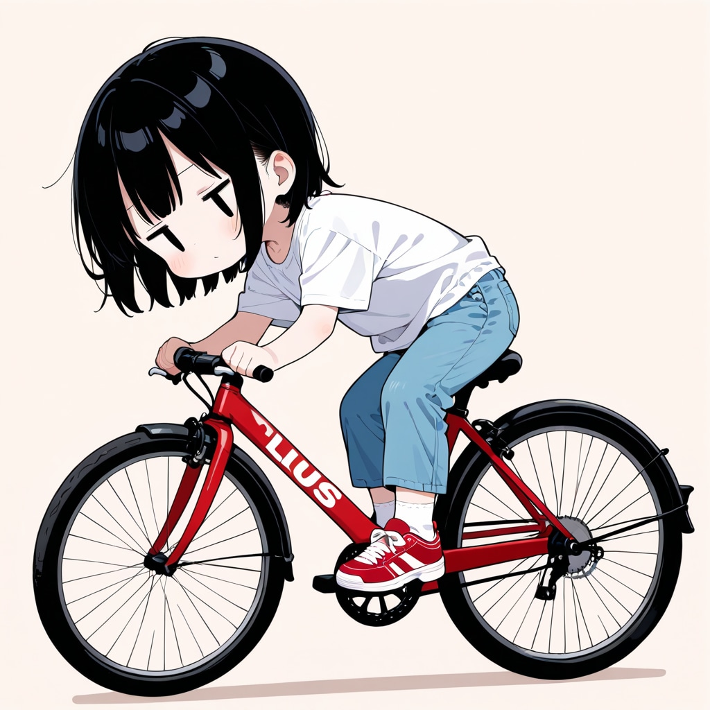 自転車に乗ってみる