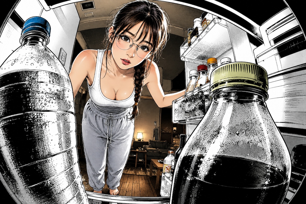 ビール〜🚬🍺🥛