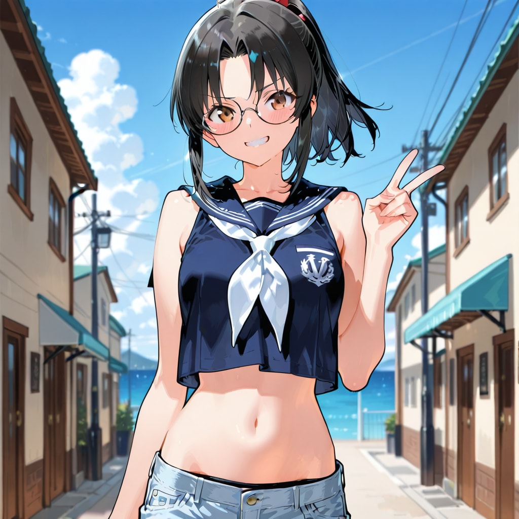 【FA御礼】みなみちゃんとツーショットな楓ちゃん