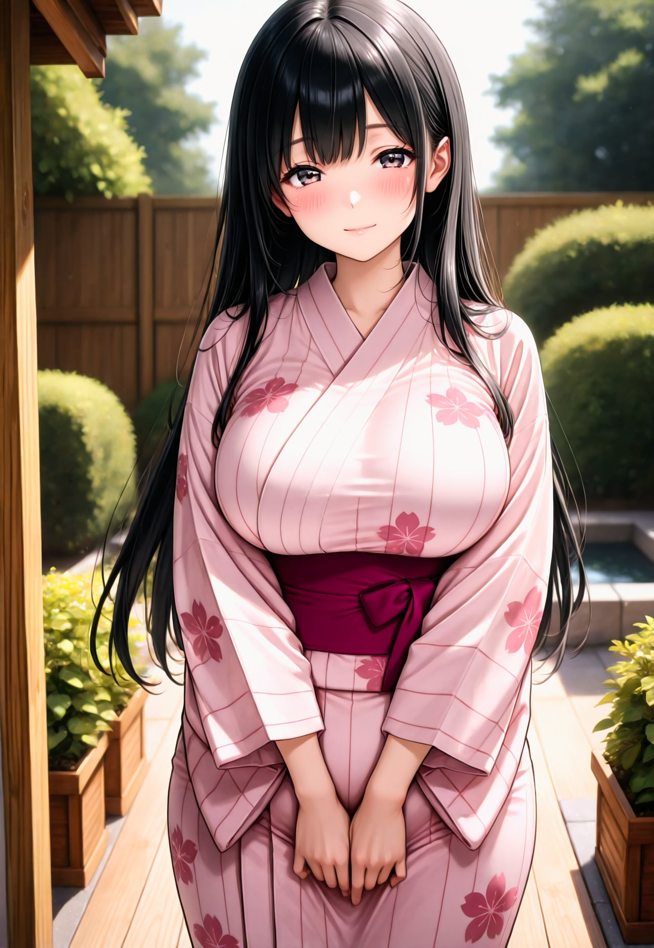 1668（ピンクの浴衣）