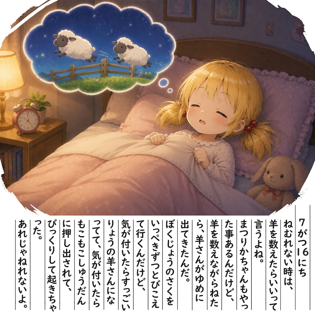 【絵日記】羊がいっぴき