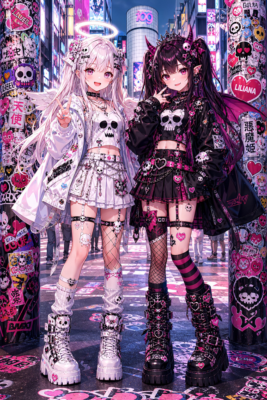 ルルエル＆リリアナ！ドクロコーデ！