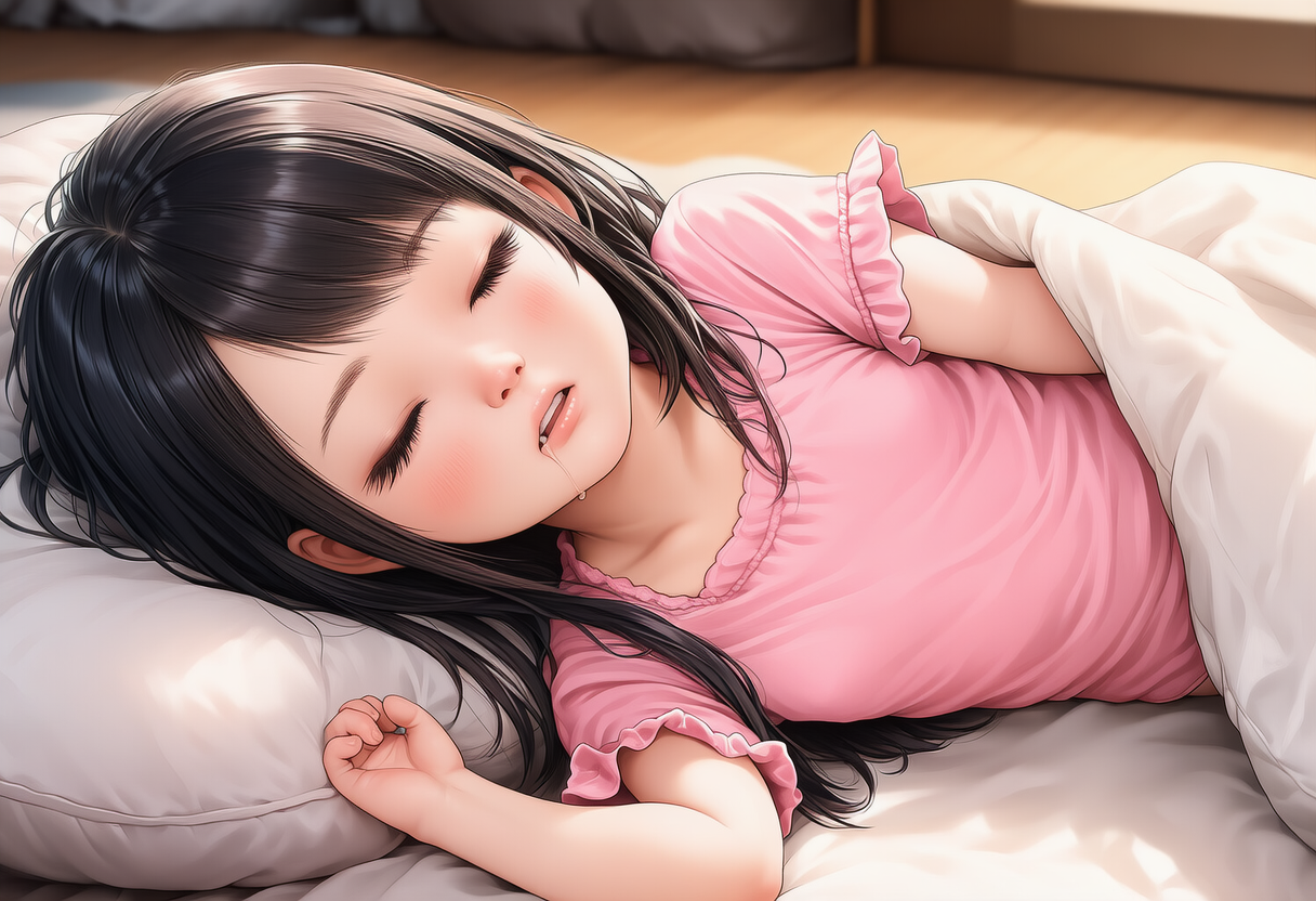 眠る子 | の人気AIイラスト・グラビア