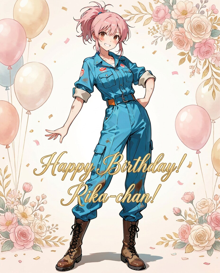 【誕生日FA】Sumiさん所のリカちゃん